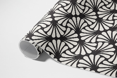 Dywan winylowy Geometria liście miłorzębu art deco glamour