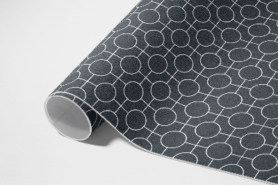 Dywan winylowy Okręgi geometryczny wzór regularny
