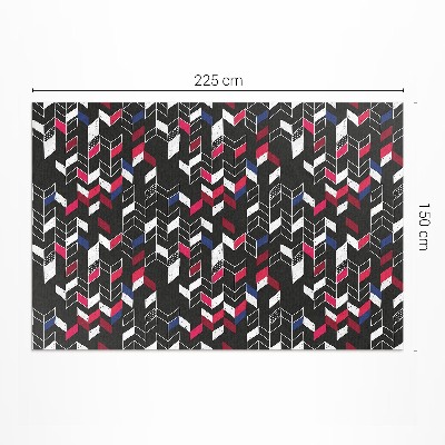 Dywan winylowy Nowoczesny design modny wzór geometryczny
