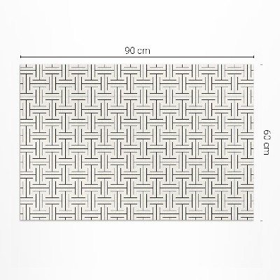 Dywan winylowy Regularne linie minimalistyczny labirynt
