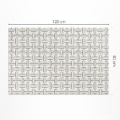 Dywan winylowy Regularne linie minimalistyczny labirynt