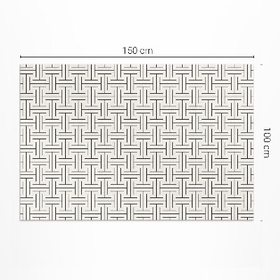 Dywan winylowy Regularne linie minimalistyczny labirynt