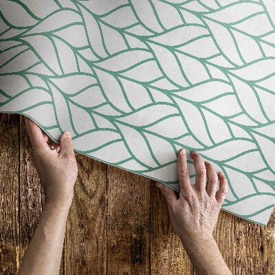 Dywan winylowy Linearne listki minimalistyczny wzór