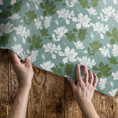 Dywan winylowy Subtelne kwiaty wzór florystyczny