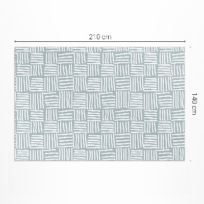 Dywan winylowy Boho plecionka wzór minimalistyczny