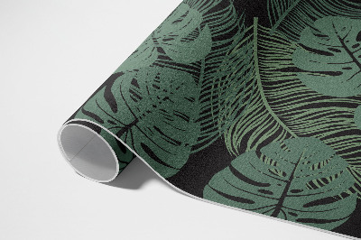 Dywan winylowy Ilustracja tropikalnych roślin monstera
