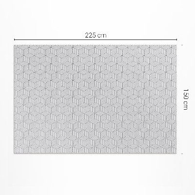 Dywan winylowy Geometryczna mozaika drobne wzornictwo