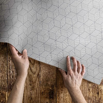 Dywan winylowy Geometryczna mozaika drobne wzornictwo