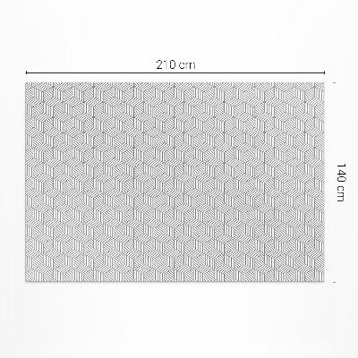 Dywan winylowy Geometryczna mozaika drobne wzornictwo