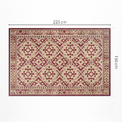 Dywan winylowy Regularny wzór w starym stylu vintage