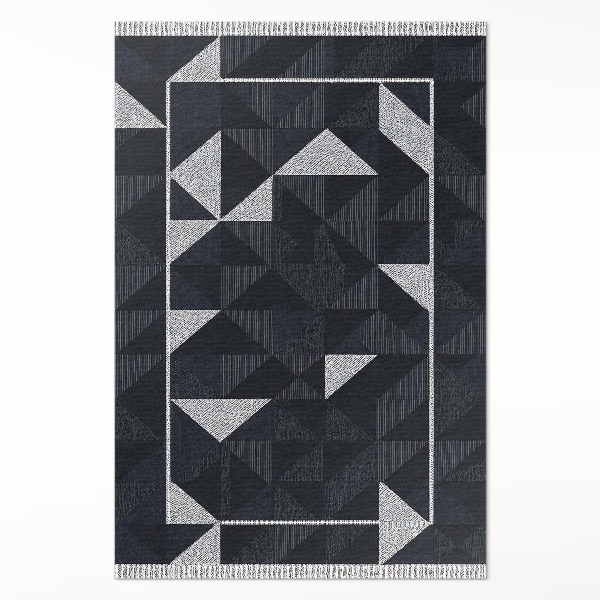 Dywan winylowy Mozaika geometryczny wzór vintage