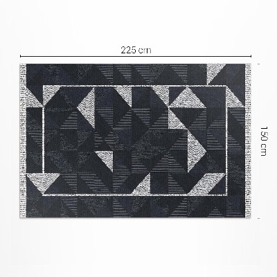 Dywan winylowy Mozaika geometryczny wzór vintage