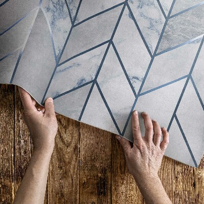 Dywan winylowy Geometryczne linie jasny marmur glamour