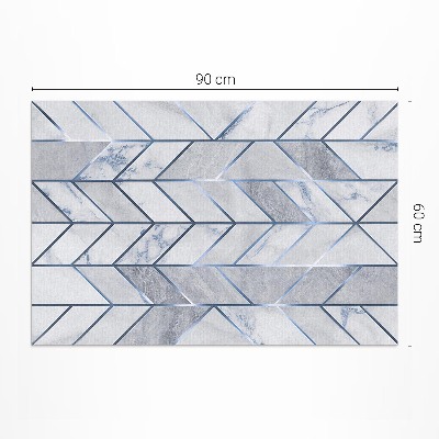 Dywan winylowy Geometryczne linie jasny marmur glamour