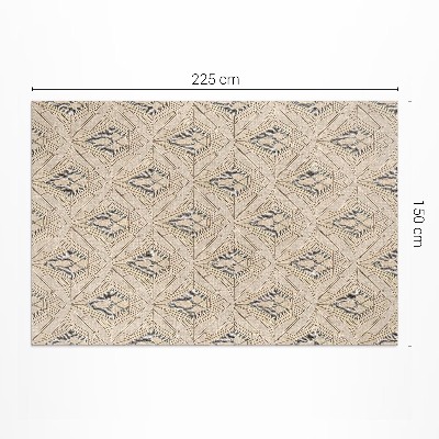 Dywan winylowy Geometryczny vintage wzór