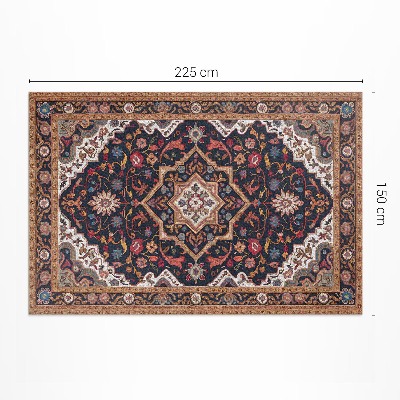 Dywan winylowy Roślinne bogate ornament w perskim stylu