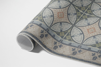 Dywan winylowy Mozaika z kafli ceramicznych vintage