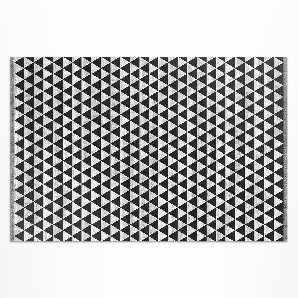 Dywan winylowy Geometryczny wzór trójkąty imitacja tkaniny