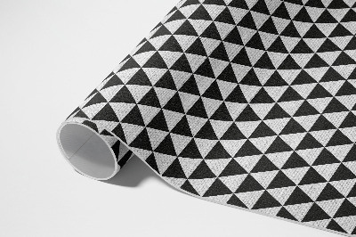Dywan winylowy Geometryczny wzór trójkąty imitacja tkaniny