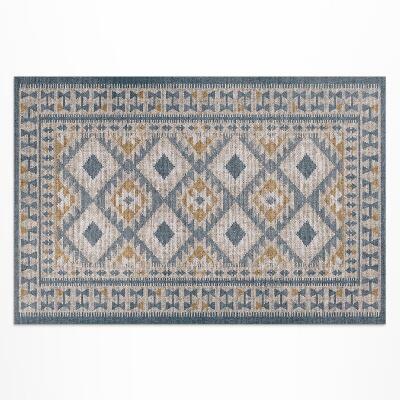 Dywan winylowy Retro design dekoracyjny imitacja tkaniny