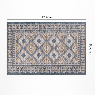 Dywan winylowy Retro design dekoracyjny imitacja tkaniny