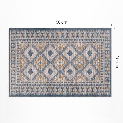 Dywan winylowy Retro design dekoracyjny imitacja tkaniny