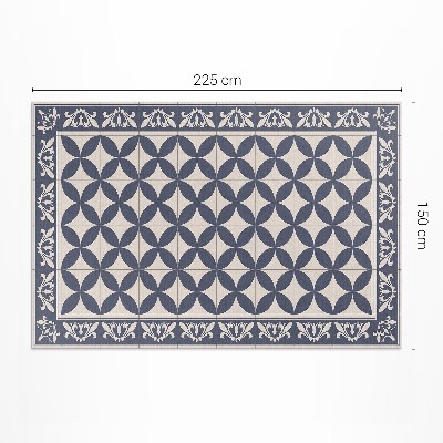 Dywan winylowy Wzór Azulejos elegancka mozaika