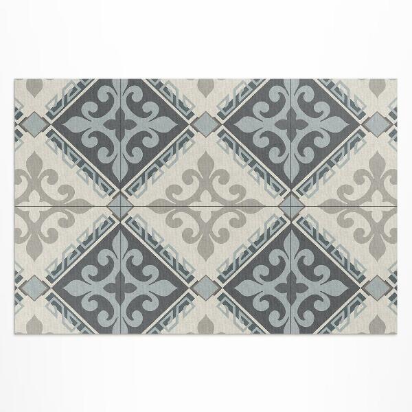 Dywan winylowy Geometryczne ornament mozaika vintage