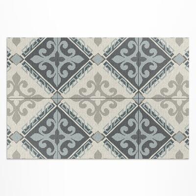 Dywan winylowy Geometryczne ornament mozaika vintage
