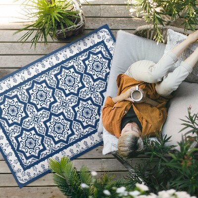 Dywan winylowy Portugalski styl zdobione kafelki