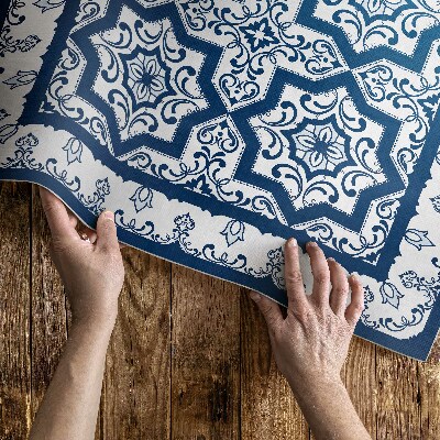 Dywan winylowy Portugalski styl zdobione kafelki