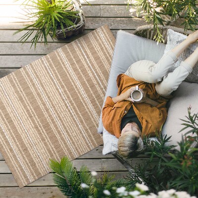 Dywan winylowy Beżowa tkanina styl boho vintage