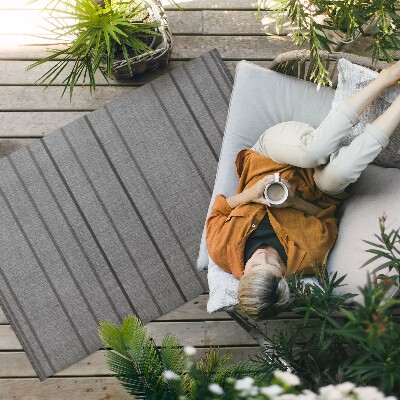 Dywan winylowy Szare pasy styl boho vintage