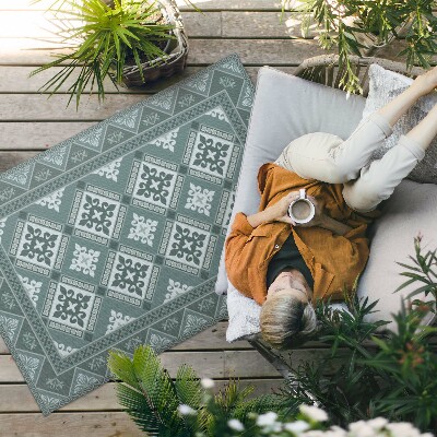 Dywan winylowy Geometria i ornament dekoracyjna mozaika