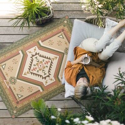 Dywan winylowy Hiszpańska geometria ornamentalny wzór