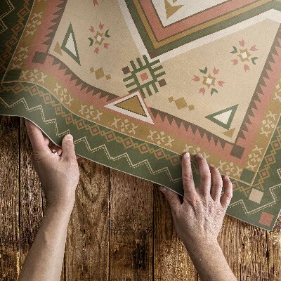 Dywan winylowy Hiszpańska geometria ornamentalny wzór
