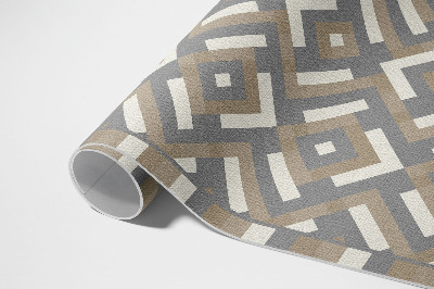 Dywan winylowy Geometria regularny wzór vintage boho