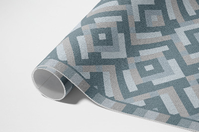 Dywan winylowy Aztecka geometria w stylu vintage boho