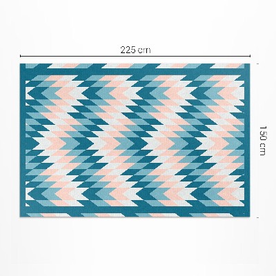 Dywan winylowy Geometryczna jodełka nowoczesny design
