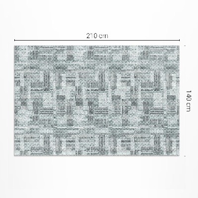 Dywan winylowy Patchwork mozaika imitacja tkaniny