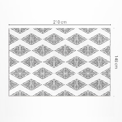 Dywan winylowy Geometryczne romby indiański wzór