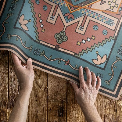Dywan winylowy Arabska geometria dekoracyjny wzór