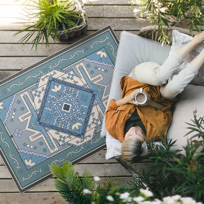 Dywan winylowy Arabska geometria ornamentalny wzór