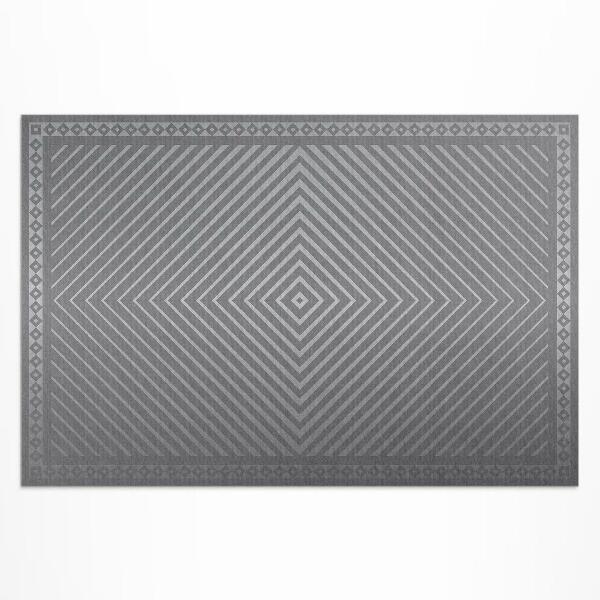 Dywan winylowy Geometryczne romby designerskie linie