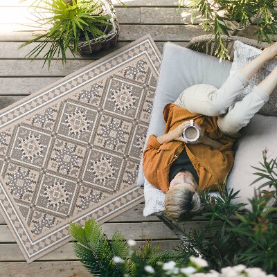 Dywan winylowy Arabska geometria orientalny wzór