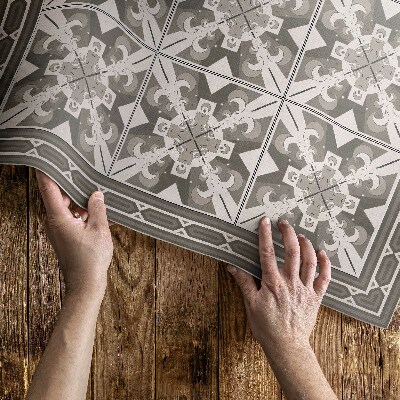 Dywan winylowy Geometryczne romby zdobione kafelki