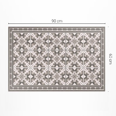 Dywan winylowy Geometryczne romby zdobione kafelki