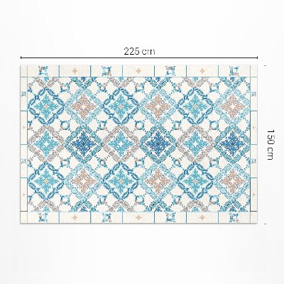 Dywan winylowy Geometryczny splot ozdobne kafelki