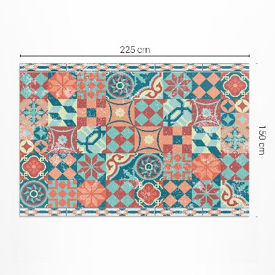 Dywan winylowy Portugalskie retro wytarte kafelki