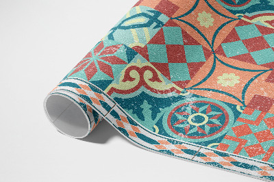 Dywan winylowy Portugalskie retro wytarte kafelki